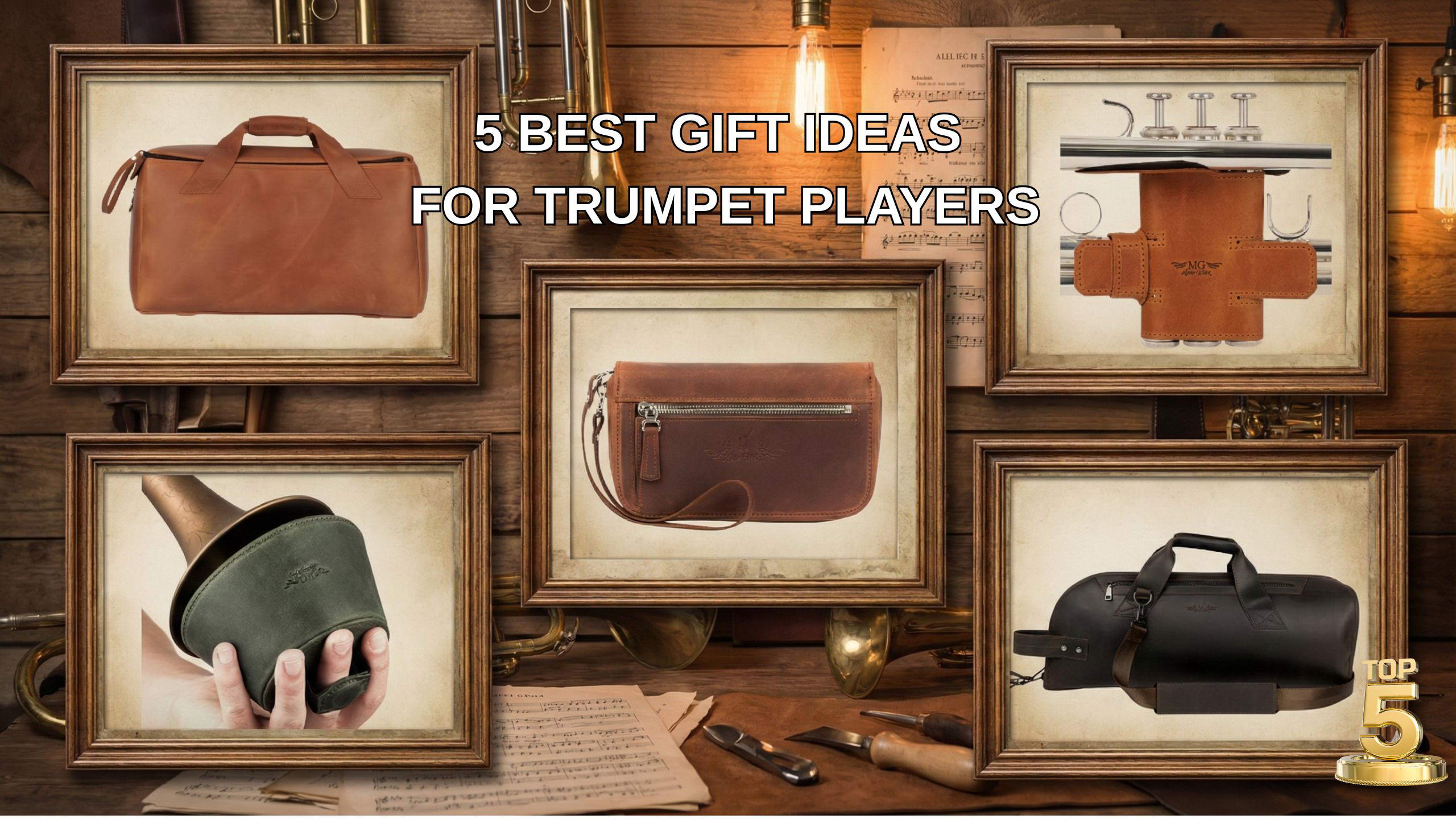 5 best gift ideas for trumpet players - MGLeatherWork