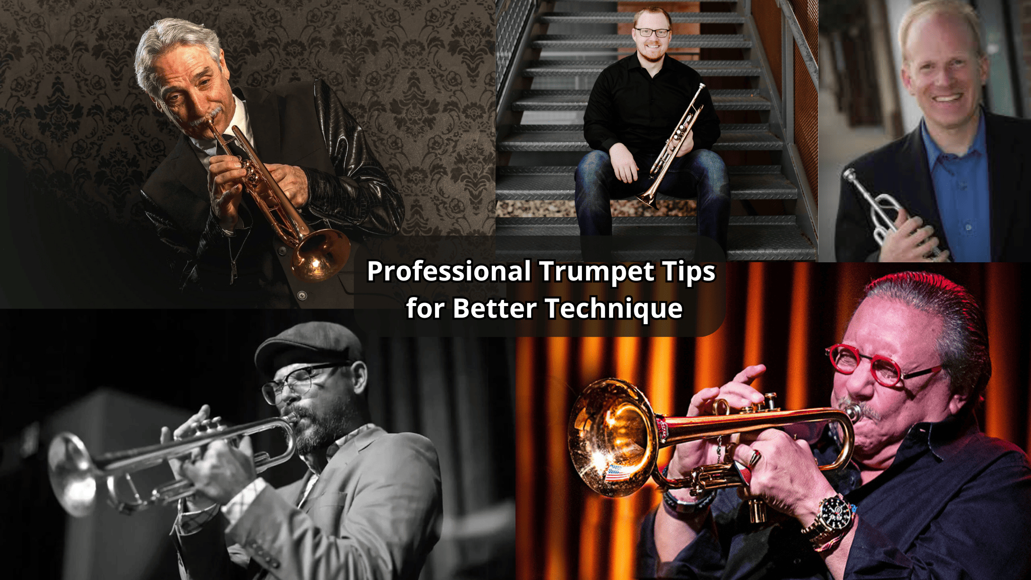 Professional trumpet tips for better technique – musician playing trumpet on stage