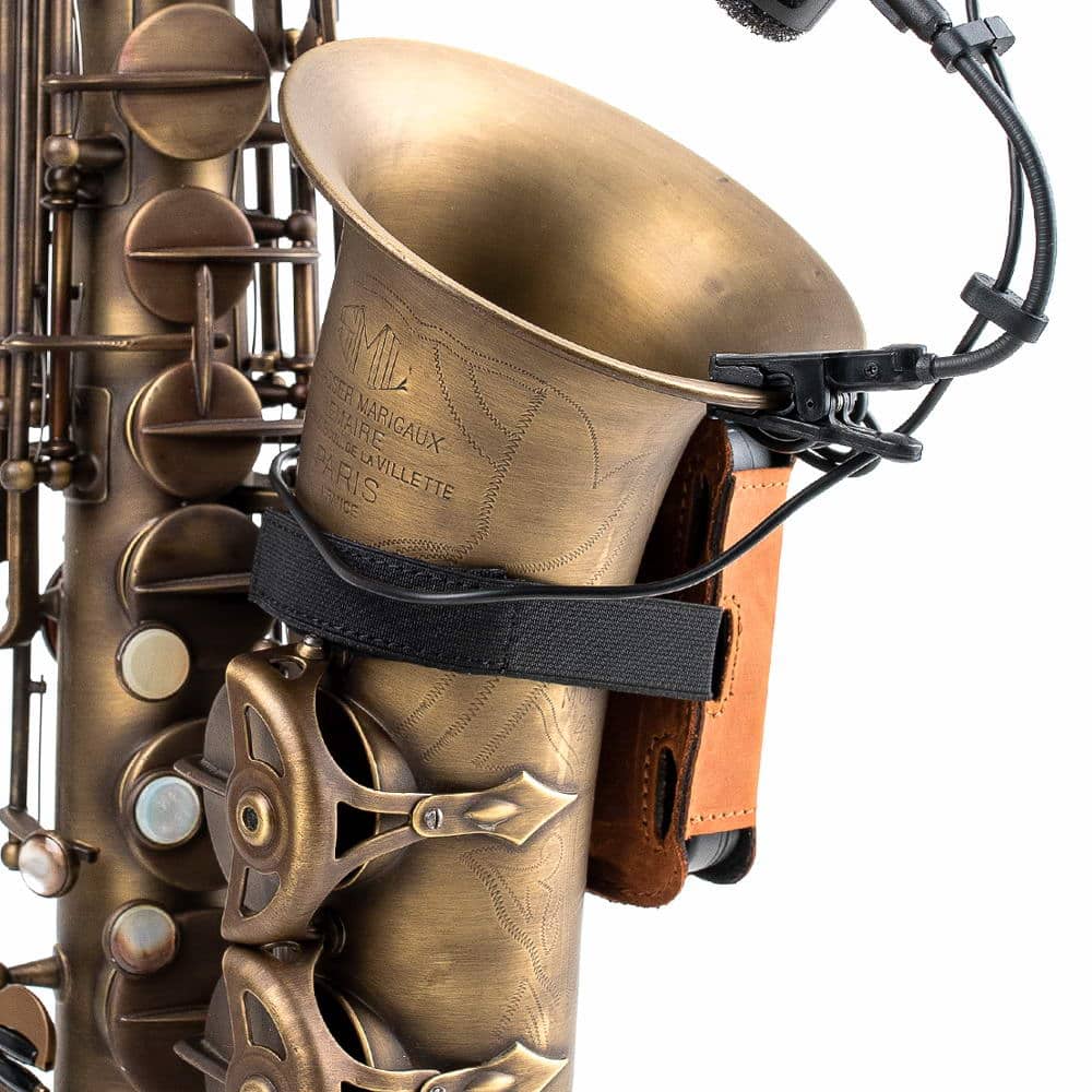 Saxophone Wireless Transmitter Pouch – Soprano, Alto, Tenor, Baritone | Crazy Horse Leather