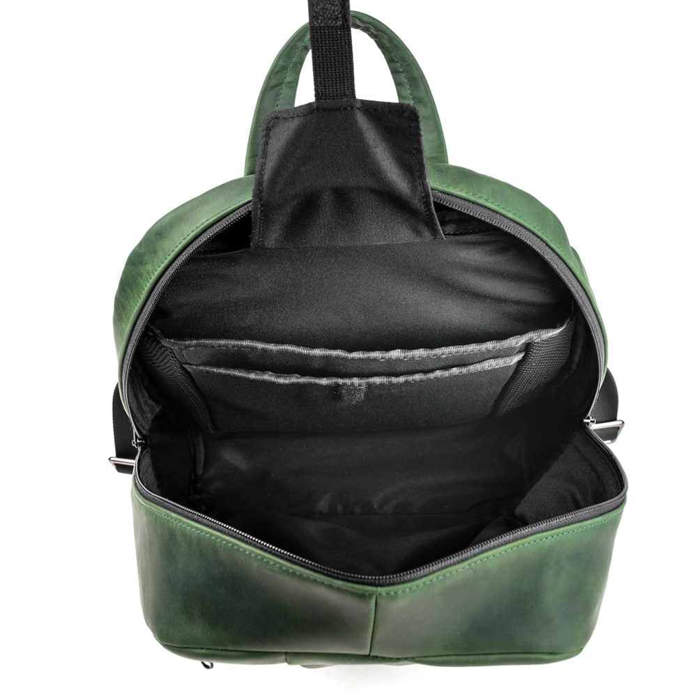 City Backpack | Padded Shoulder Straps - Crazy Horse Leather