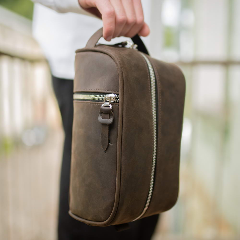 Trumpet Accessory Set with Travel Bag | Crazy Horse Leather
