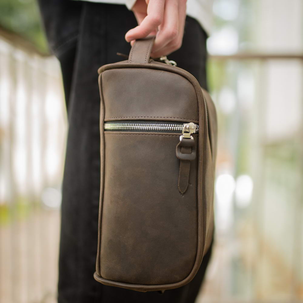 Trumpet Accessory Set with Travel Bag | Crazy Horse Leather