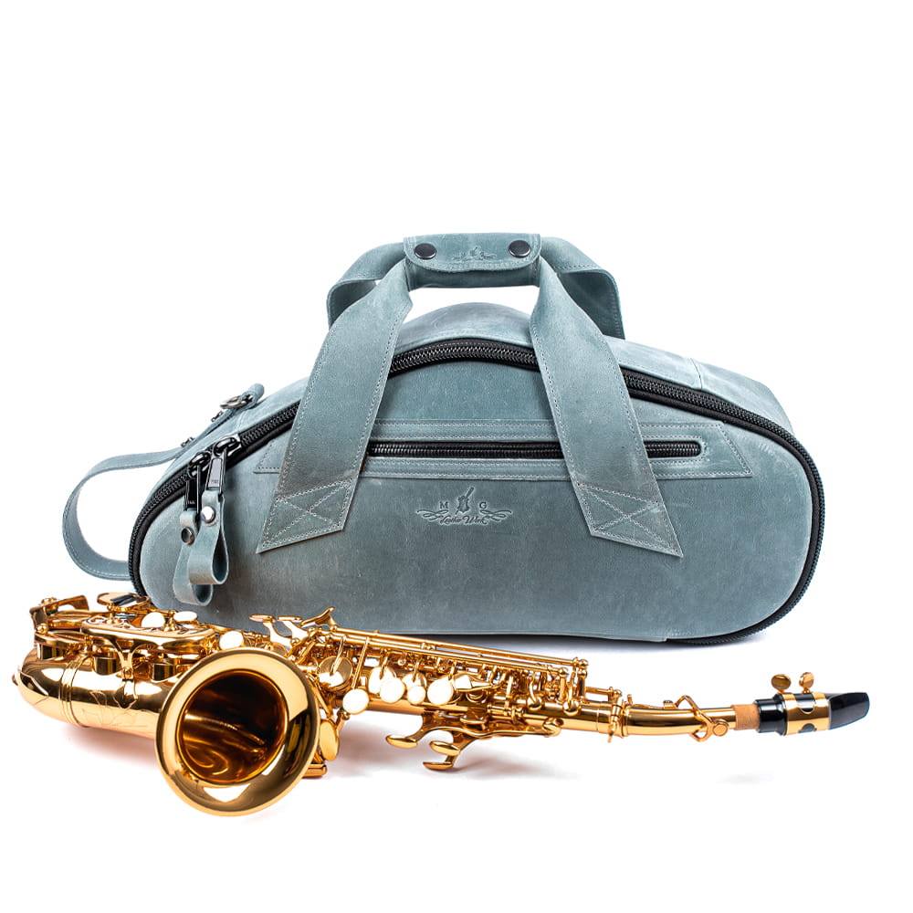 Curved Soprano Saxophone Gig Bag | Crazy Horse Leather