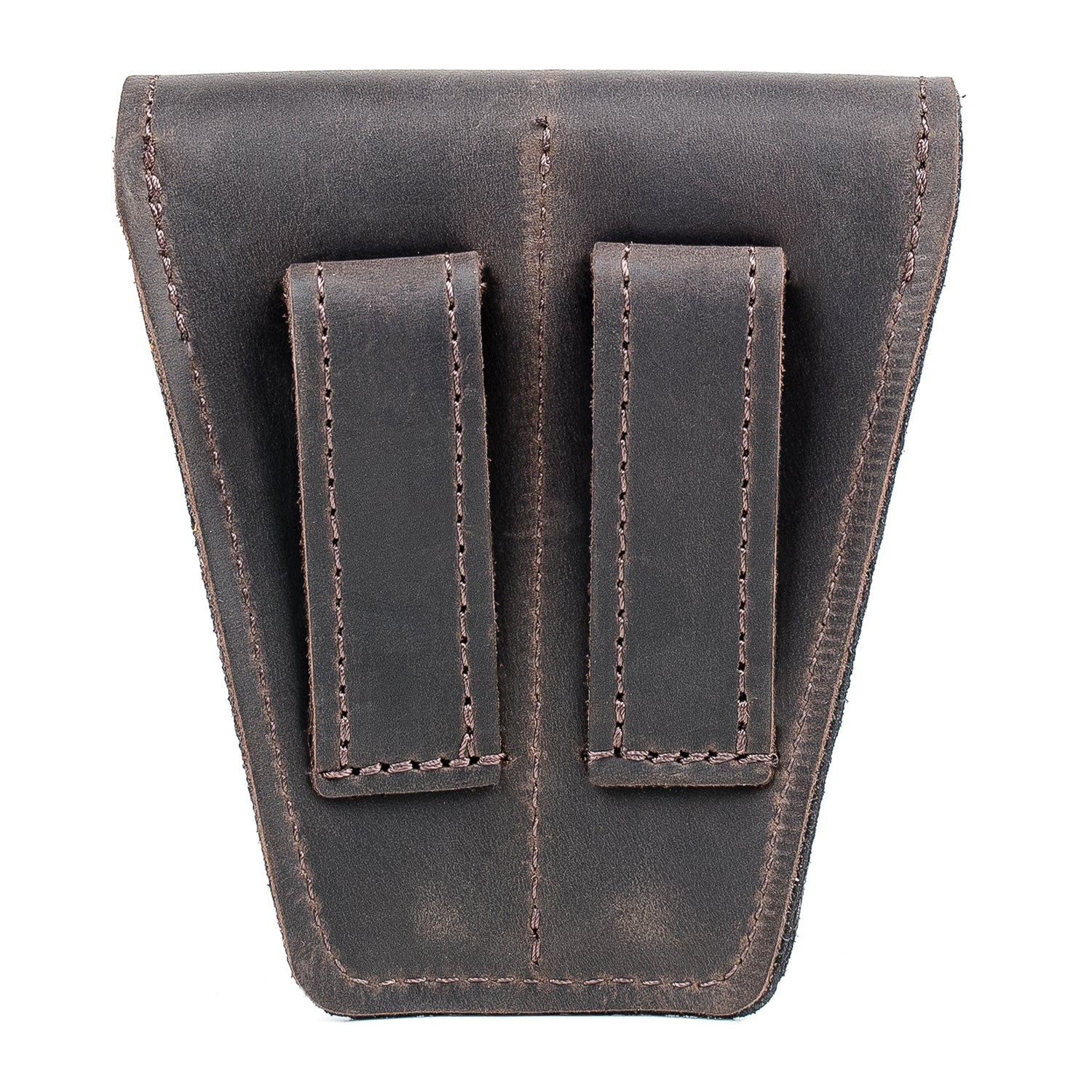 Double Trumpet Mouthpiece Pouch | Crazy Horse Leather