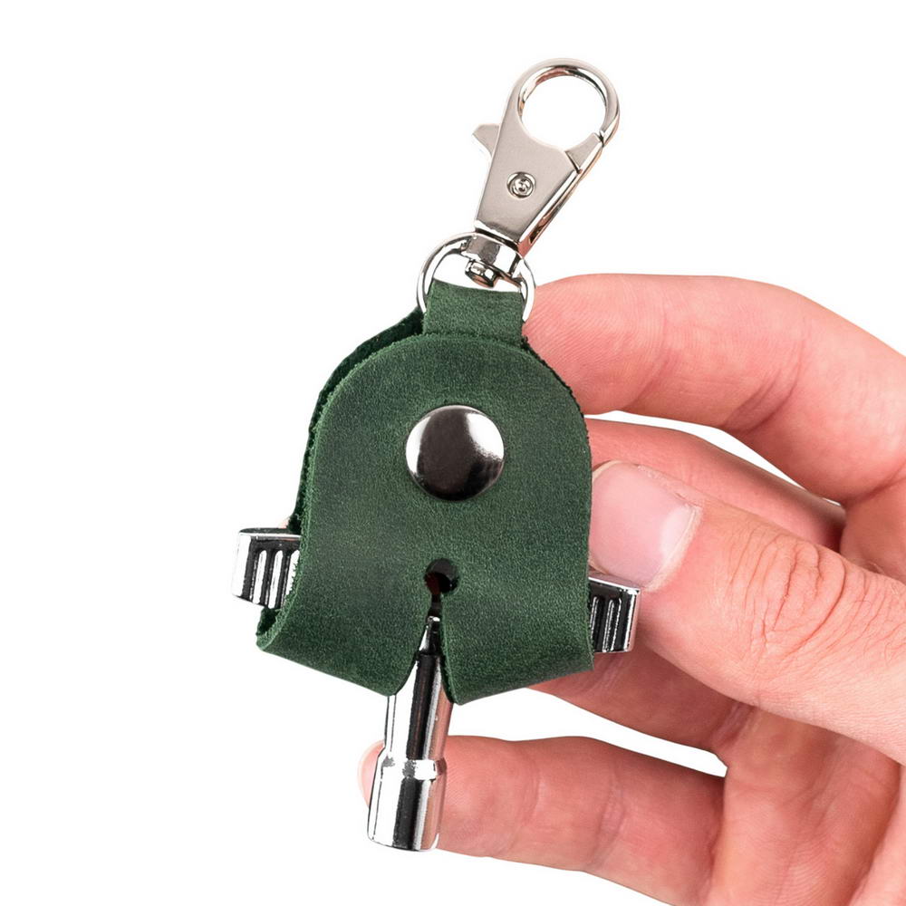 Drum Key Holder | Crazy Horse Leather