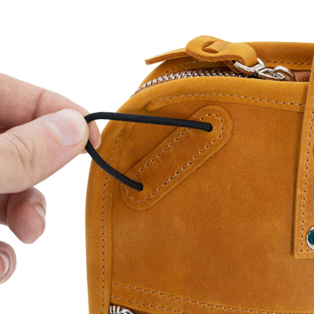 Compact Drumstick Bag | Drum Key Holder - Crazy Horse Leather