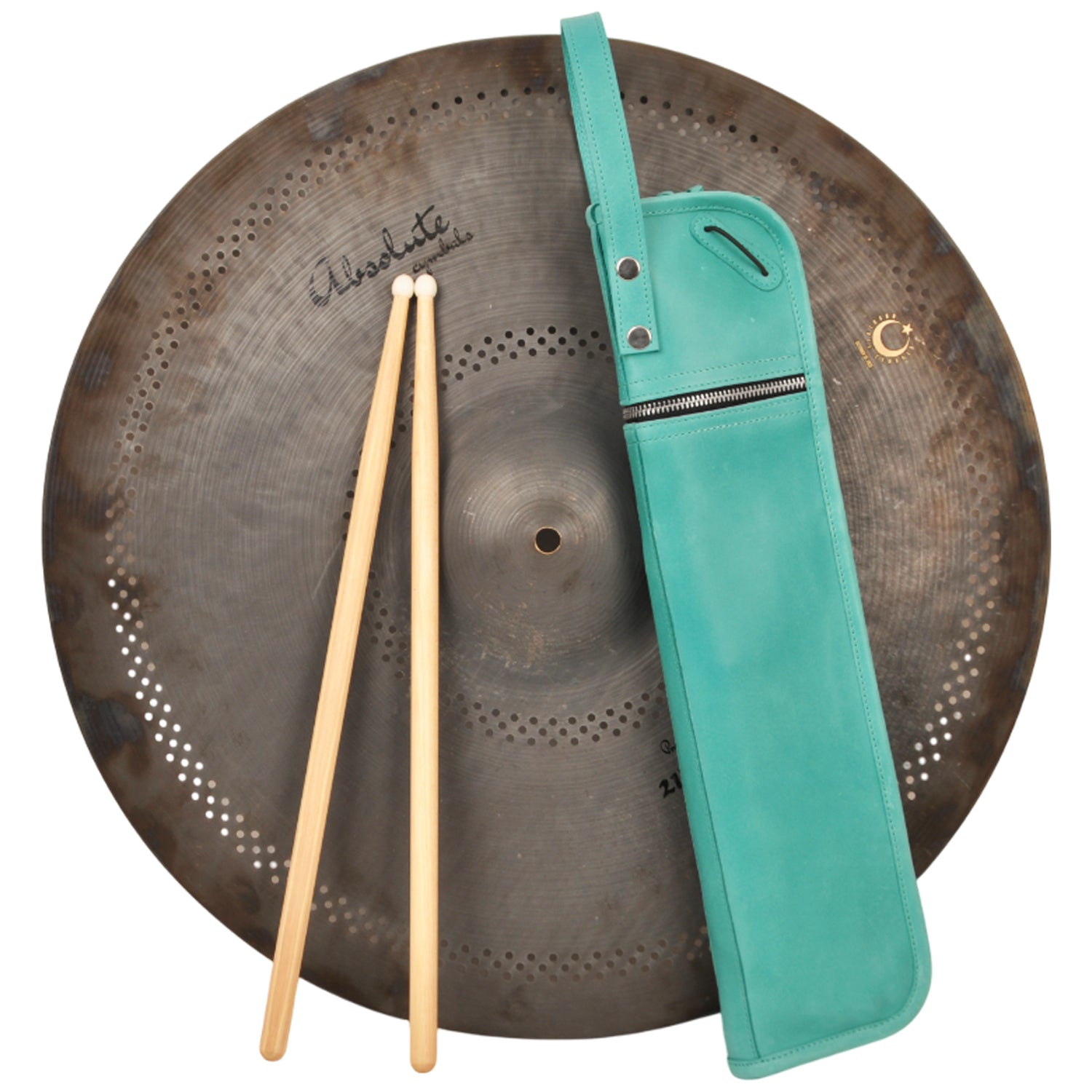 Compact Drumstick Bag | Drum Key Holder - Crazy Horse Leather