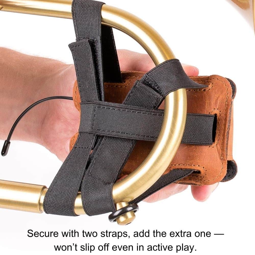 Flugelhorn Wireless Microphone Transmitter Holder | Reptile Leather