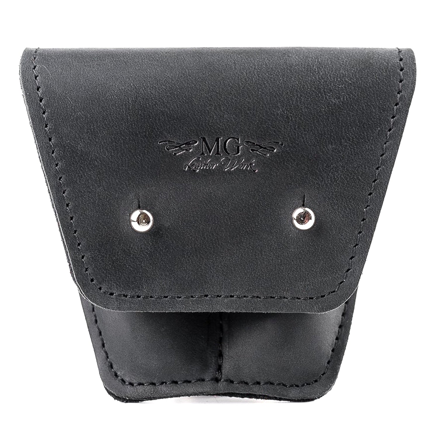 Double French Horn Mouthpiece Pouch | Crazy Horse Leather