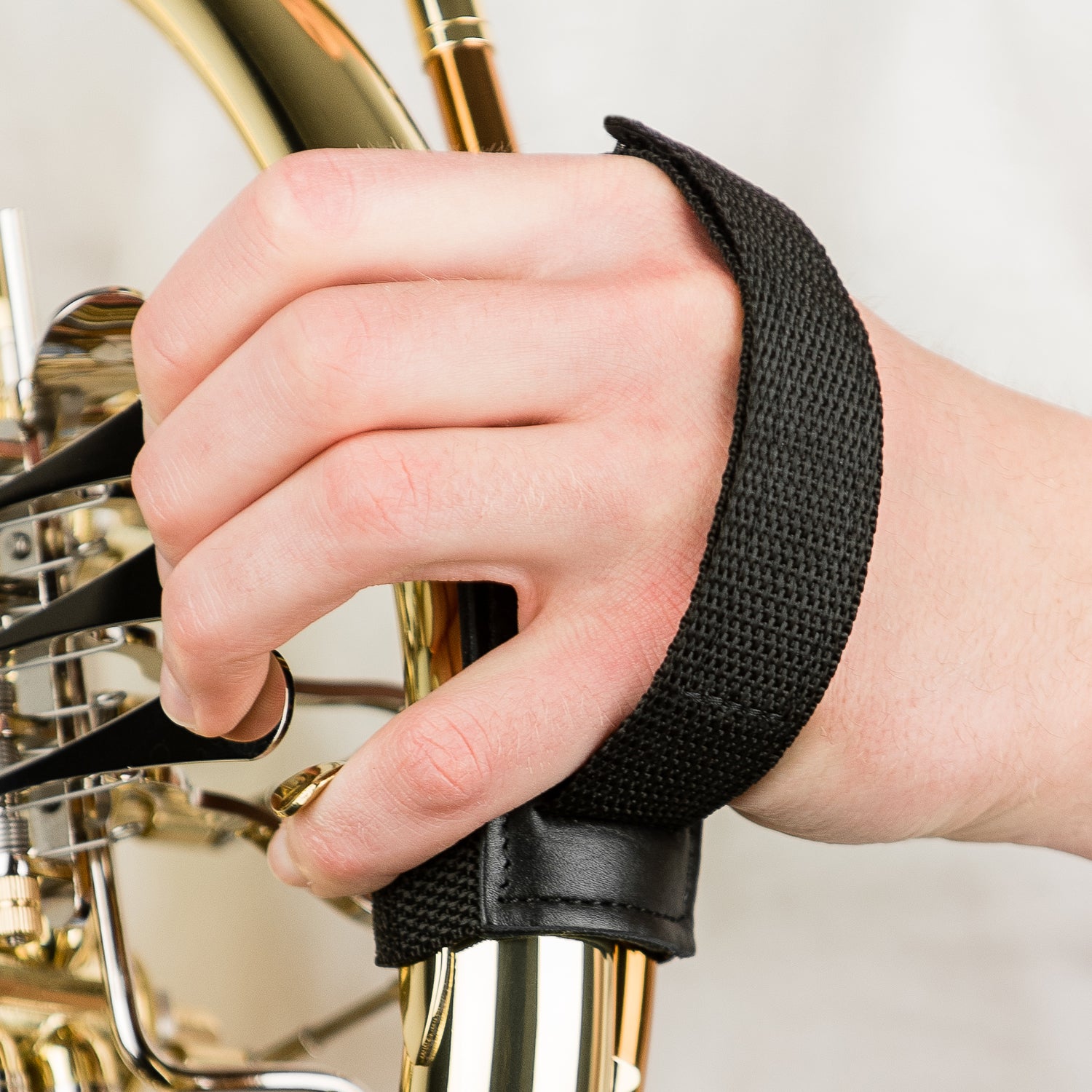 French Horn Hand Guard | Capra Leather