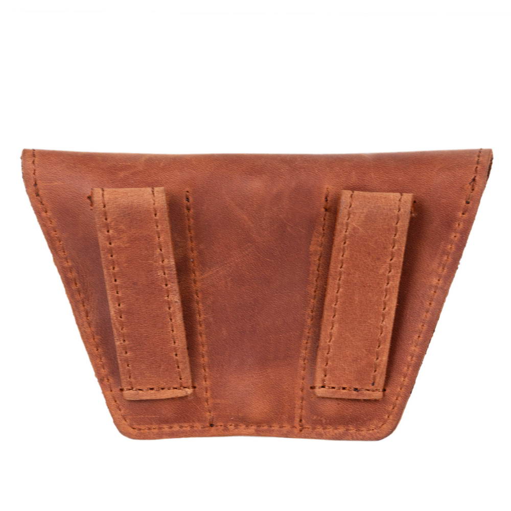 Triple French Horn Mouthpiece Pouch | Crazy Horse Leather