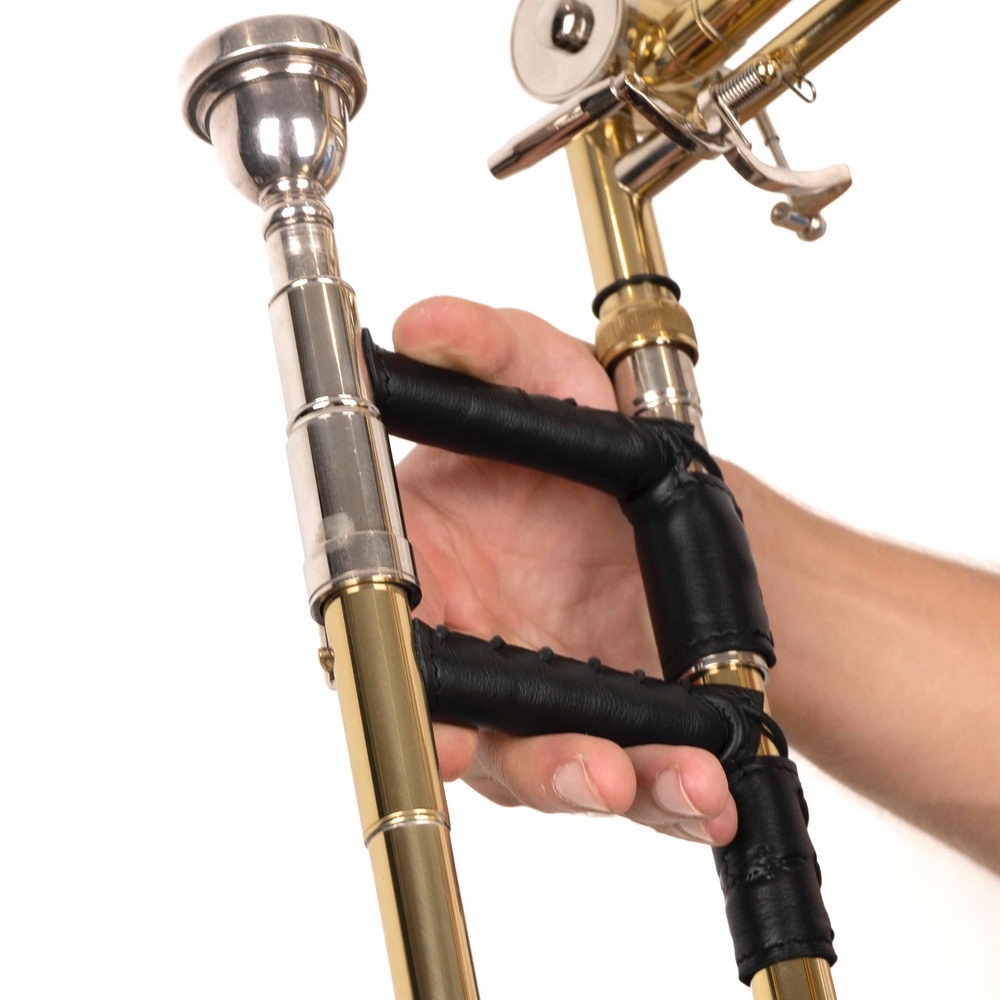 Set 2 in 1 Trombone Hand Guard and Leather Plunger Mute