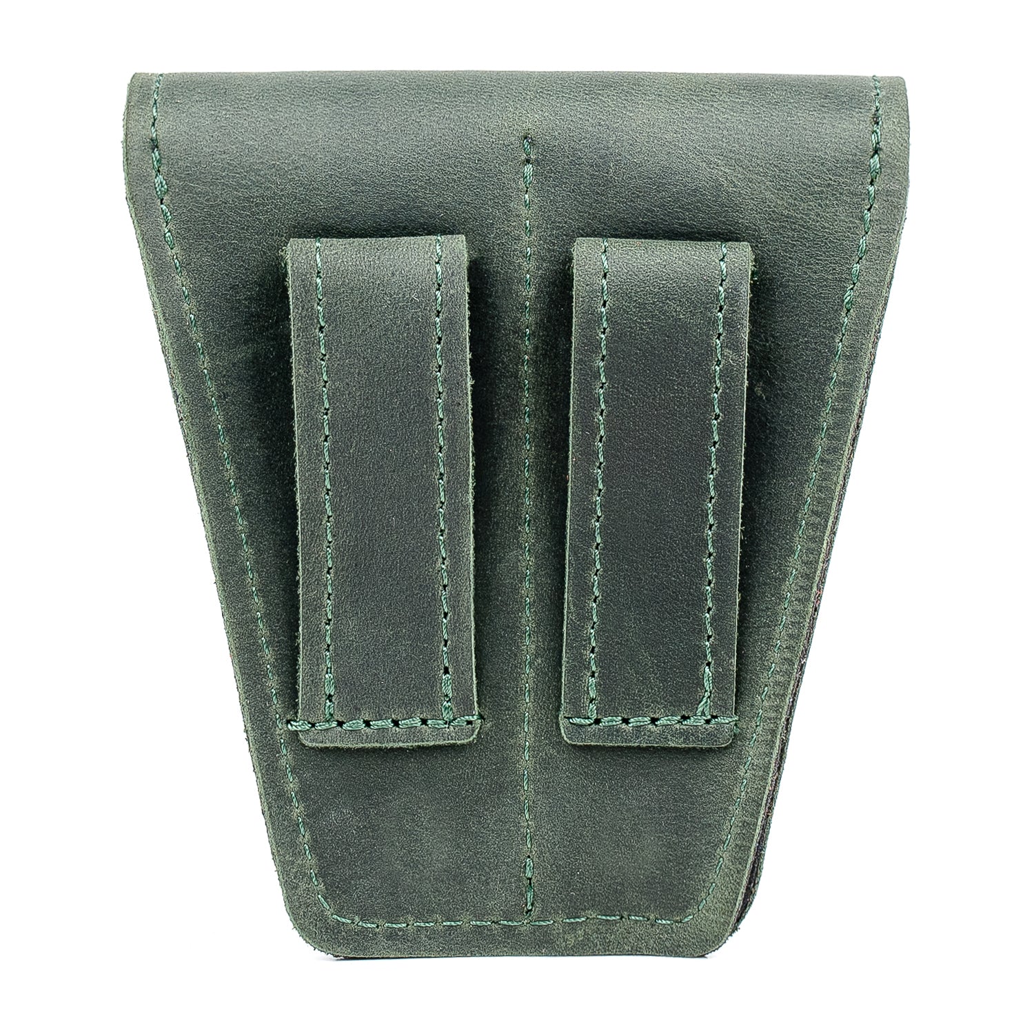 Double Trumpet Mouthpiece Pouch | Crazy Horse Leather