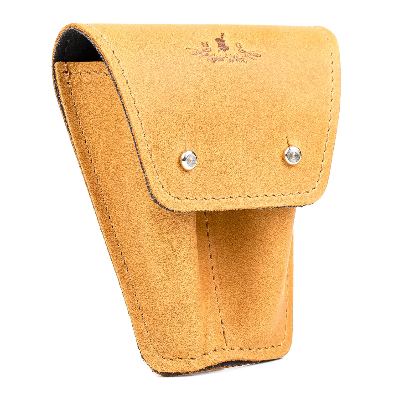 Double Trumpet Mouthpiece Pouch | Crazy Horse Leather