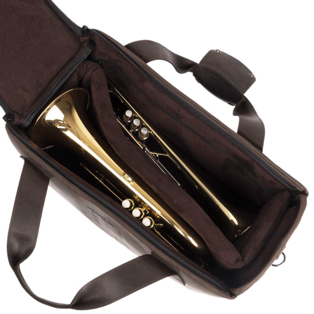 Trumpet Gig Bag | Double/Triple Case - Crazy Horse Leather