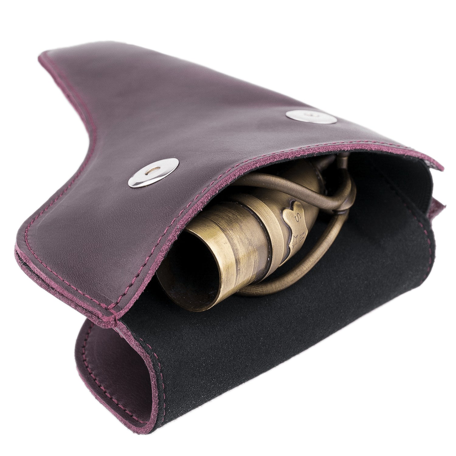 Tenor Saxophone Neck Pouch | Crazy Horse Leather