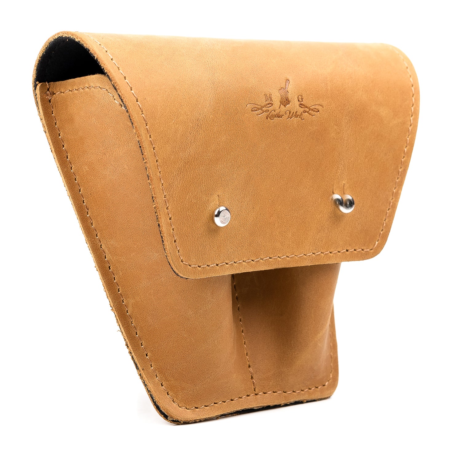 Double Trombone/Euphonium Mouthpiece Pouch | Crazy Horse Leather