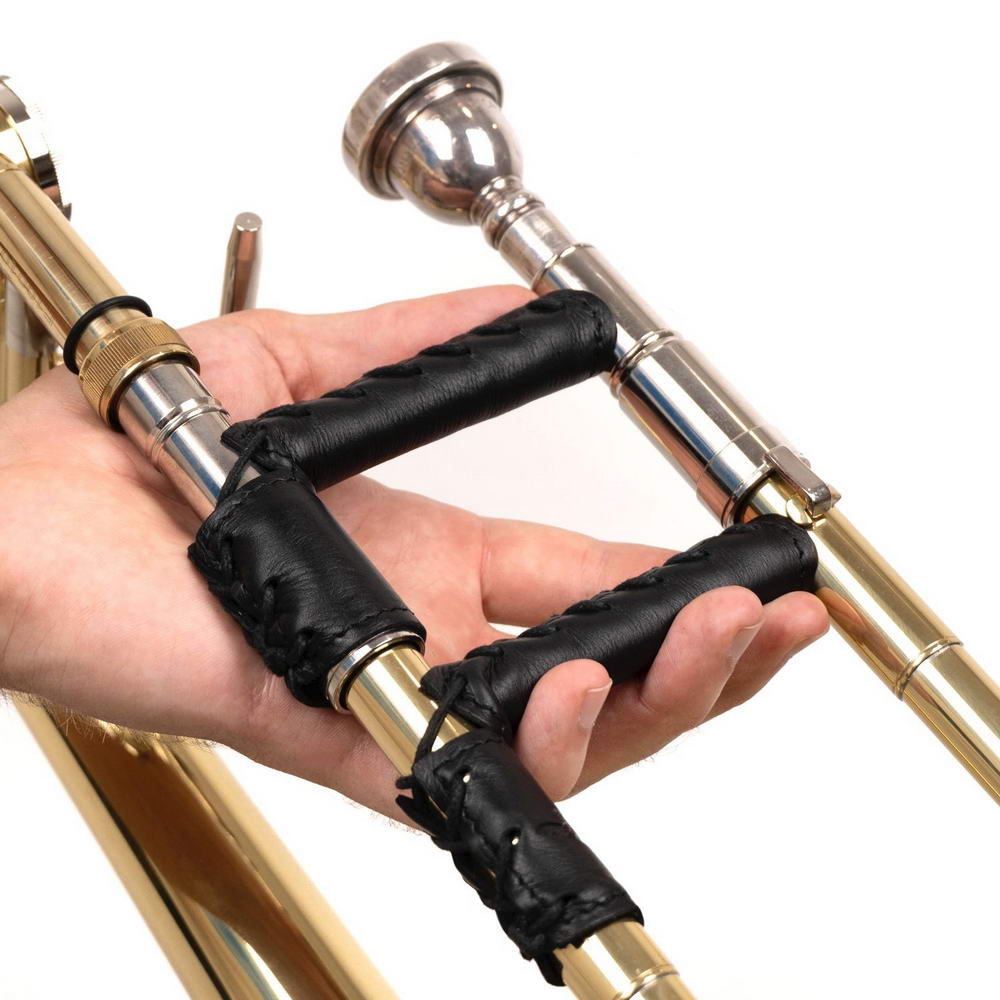 2-in-1 Trombone Set: Hand/Neck Guard & Double Mouthpiece Pouch