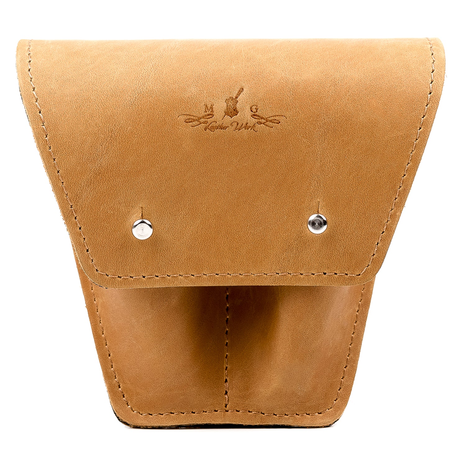 Double Trombone/Euphonium Mouthpiece Pouch | Crazy Horse Leather