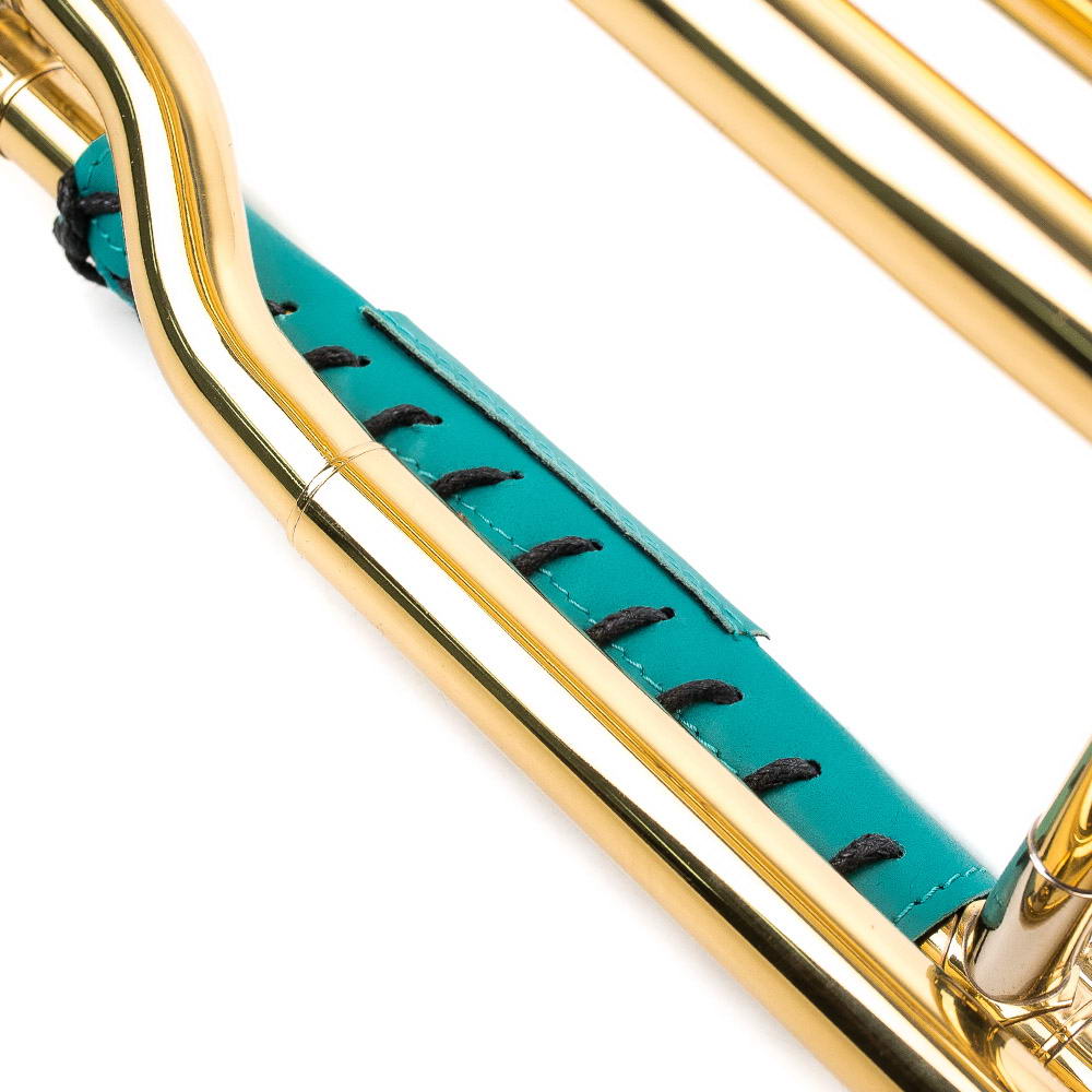 Trombone Neck Guard with Pencil Holder | Crazy Horse Leather