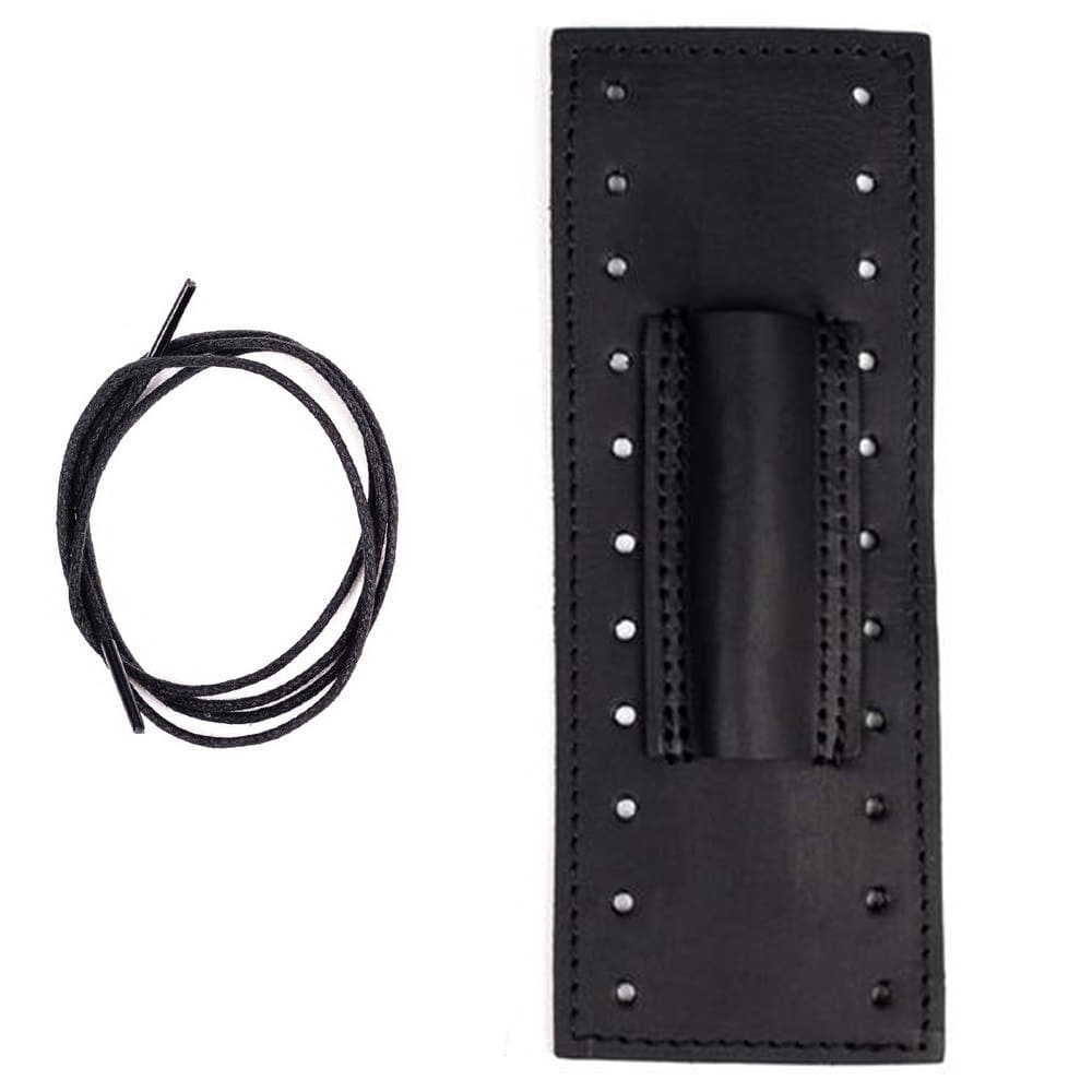 Trombone Neck Guard with Pencil Holder | Crazy Horse Leather