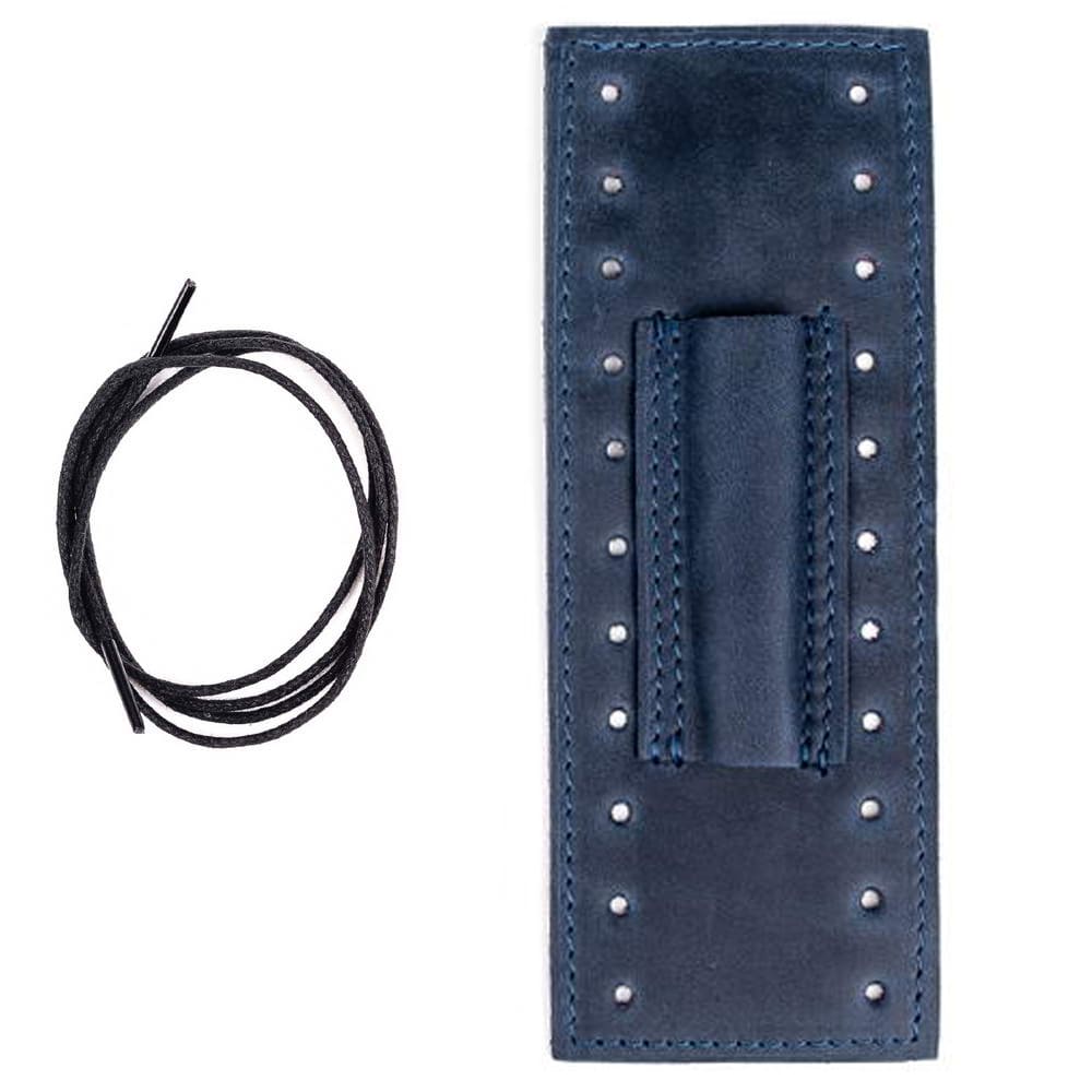 Trombone Neck Guard with Pencil Holder | Crazy Horse Leather