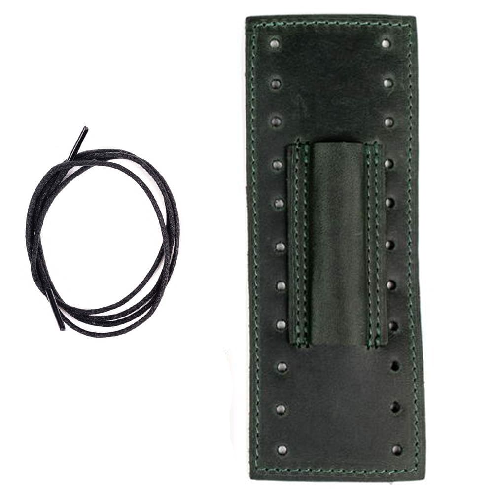 Trombone Neck Guard with Pencil Holder | Crazy Horse Leather