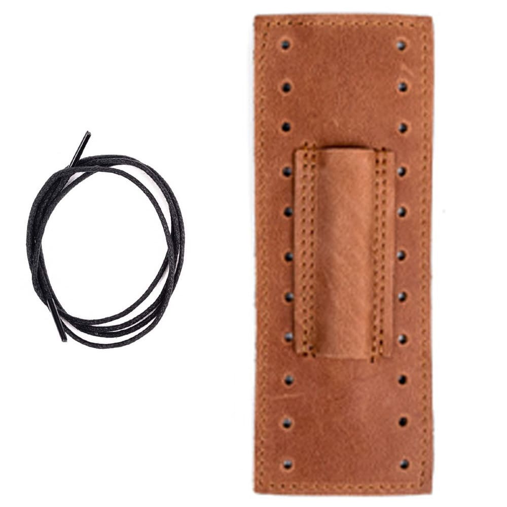 Trombone Neck Guard with Pencil Holder | Crazy Horse Leather