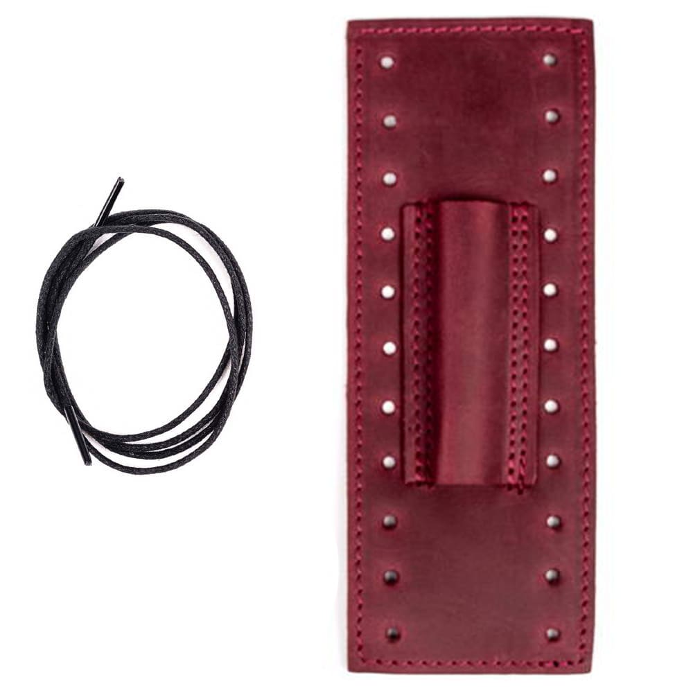 Trombone Neck Guard with Pencil Holder | Crazy Horse Leather