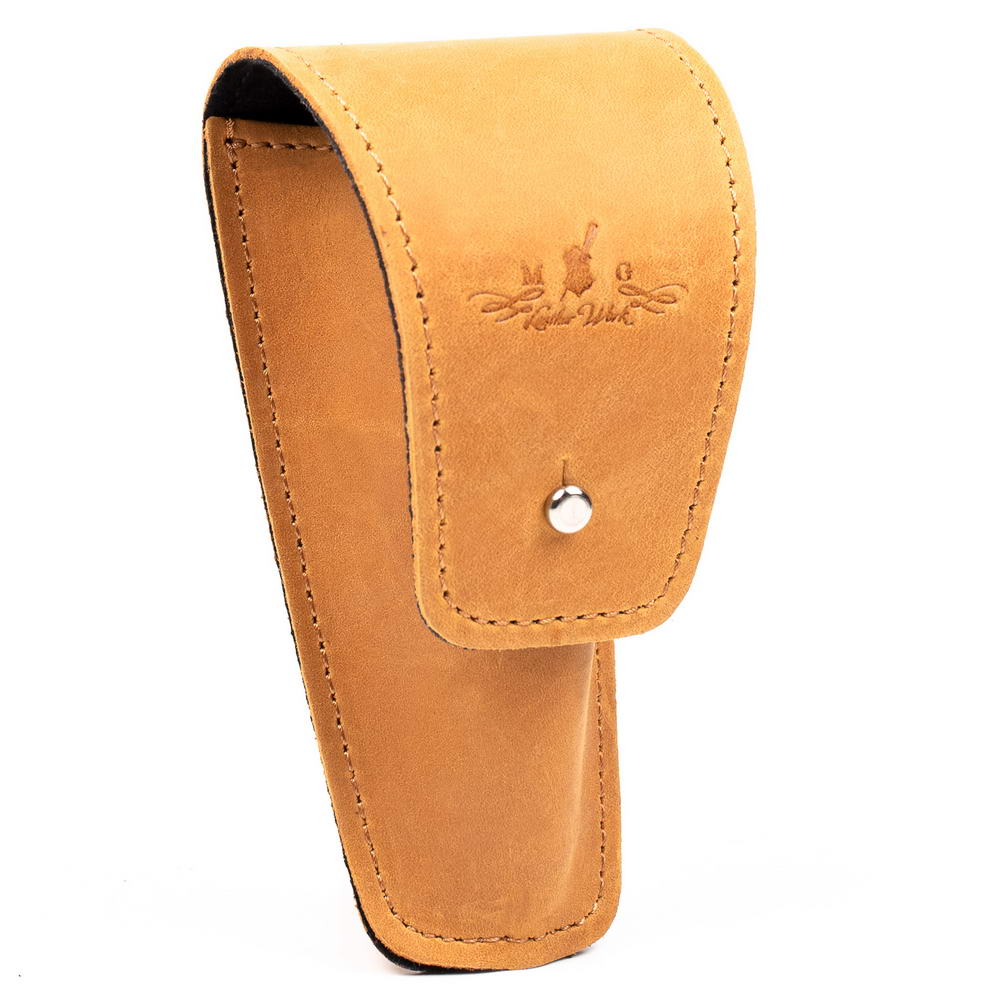 Single Trombone/Euphonium Mouthpiece Pouch | Crazy Horse Leather