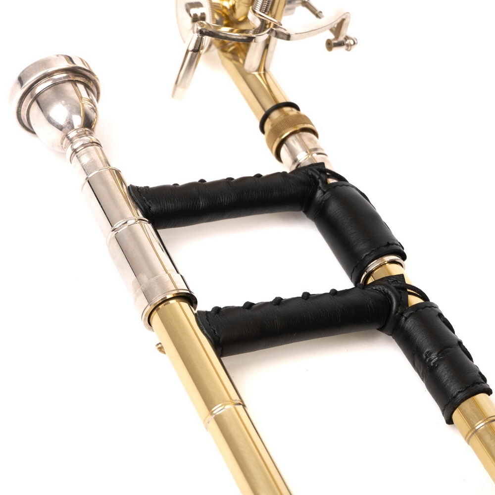 Set 2 in 1 Trombone Hand Guard and Leather Plunger Mute