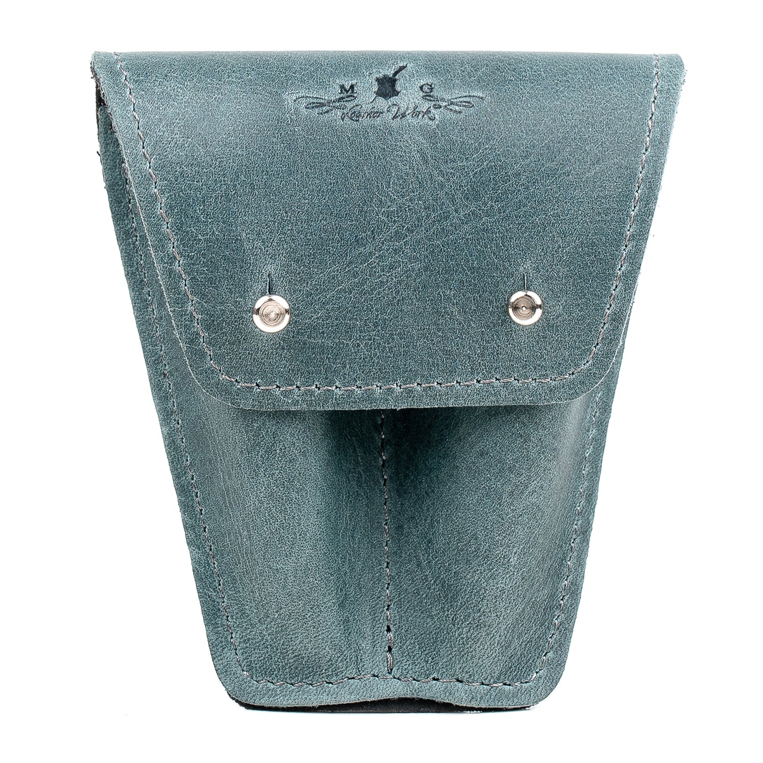 Double Trumpet Mouthpiece Pouch | Crazy Horse Leather