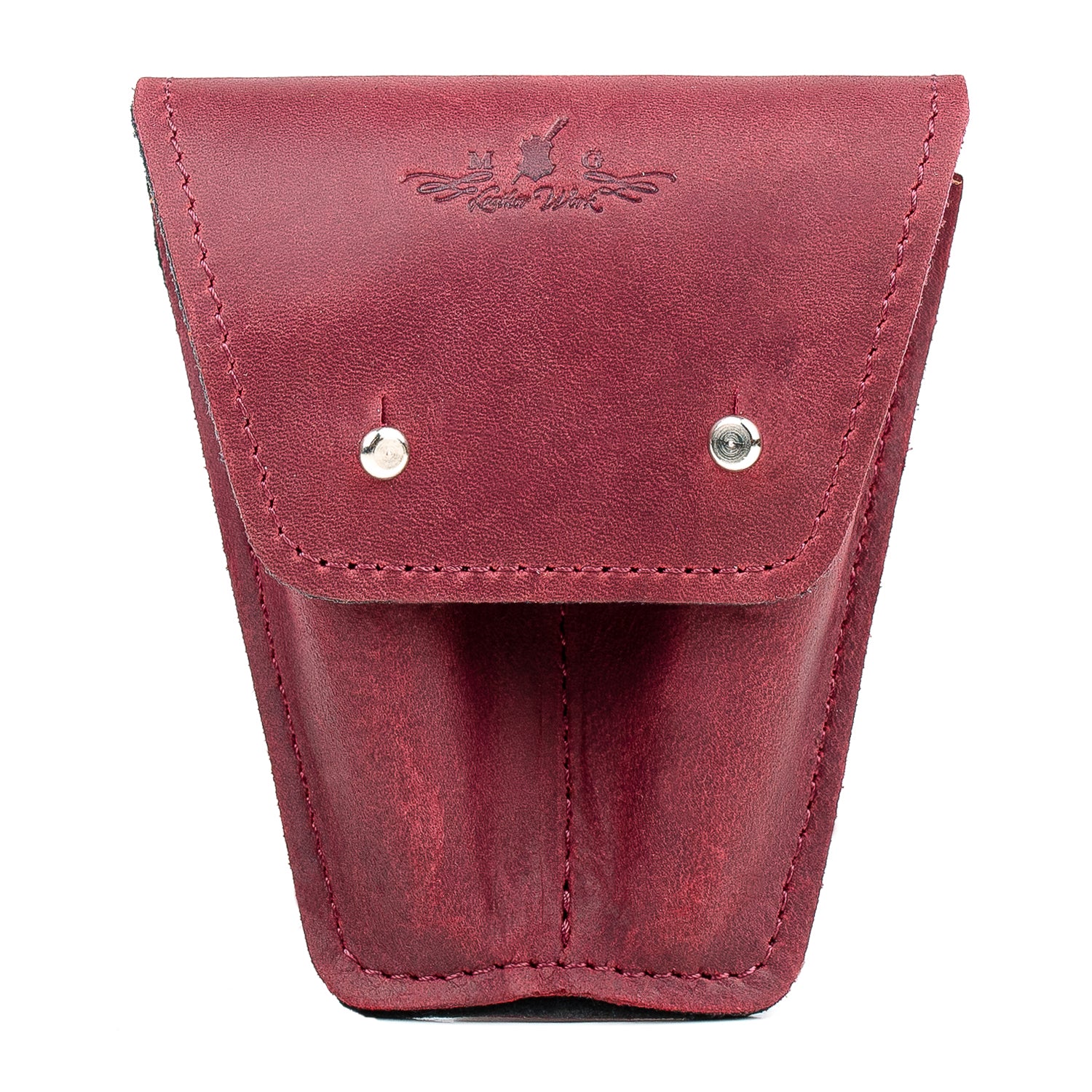 Double Trumpet Mouthpiece Pouch | Crazy Horse Leather
