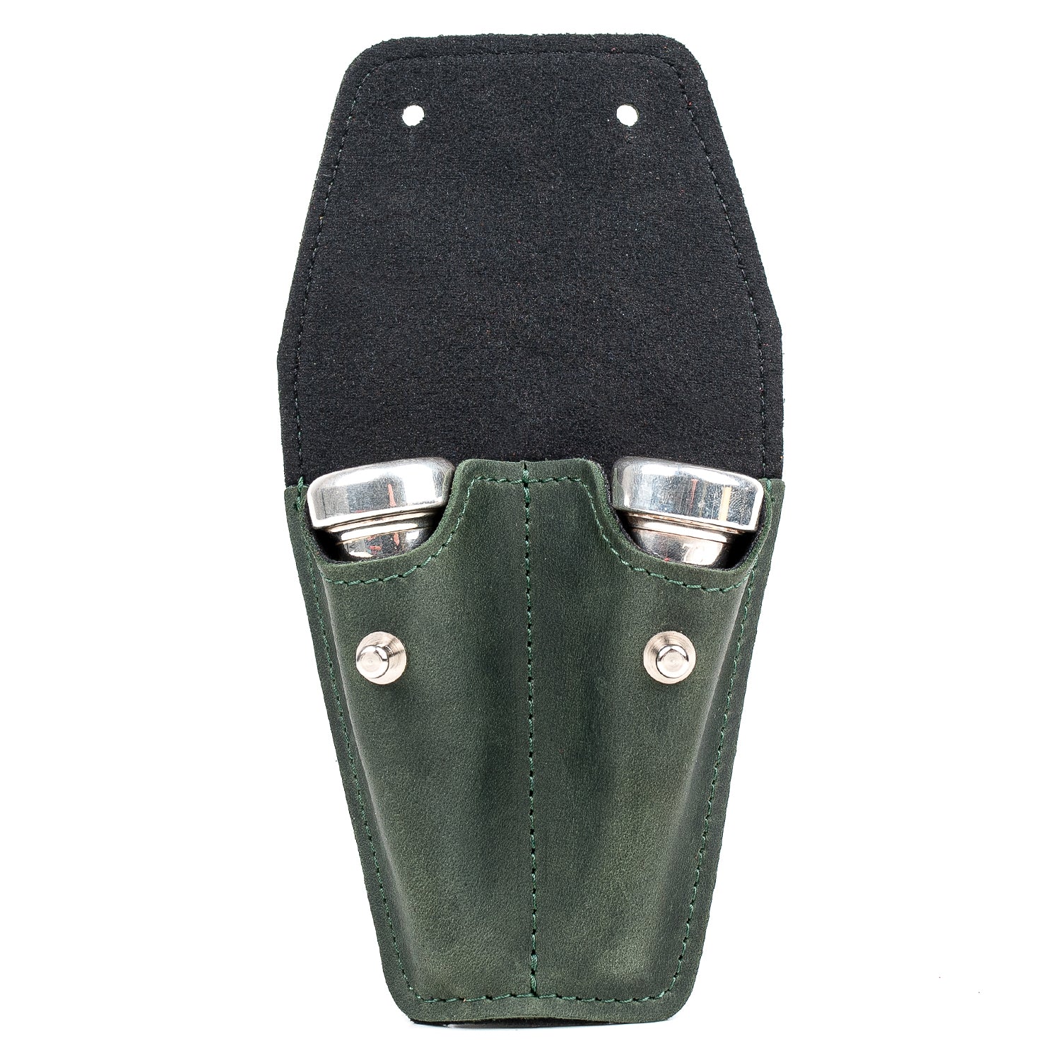 Double Trumpet Mouthpiece Pouch | Crazy Horse Leather