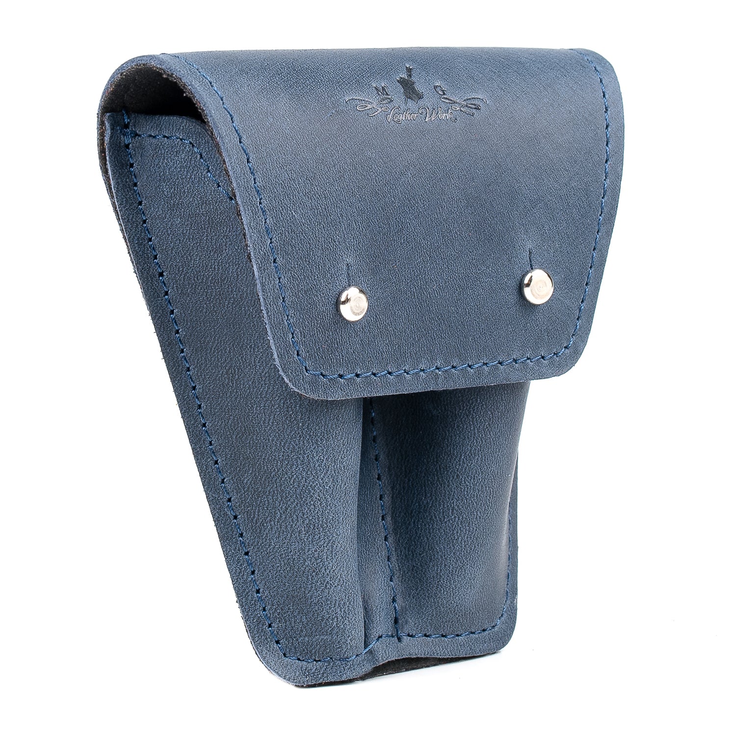 Double Trumpet Mouthpiece Pouch | Crazy Horse Leather