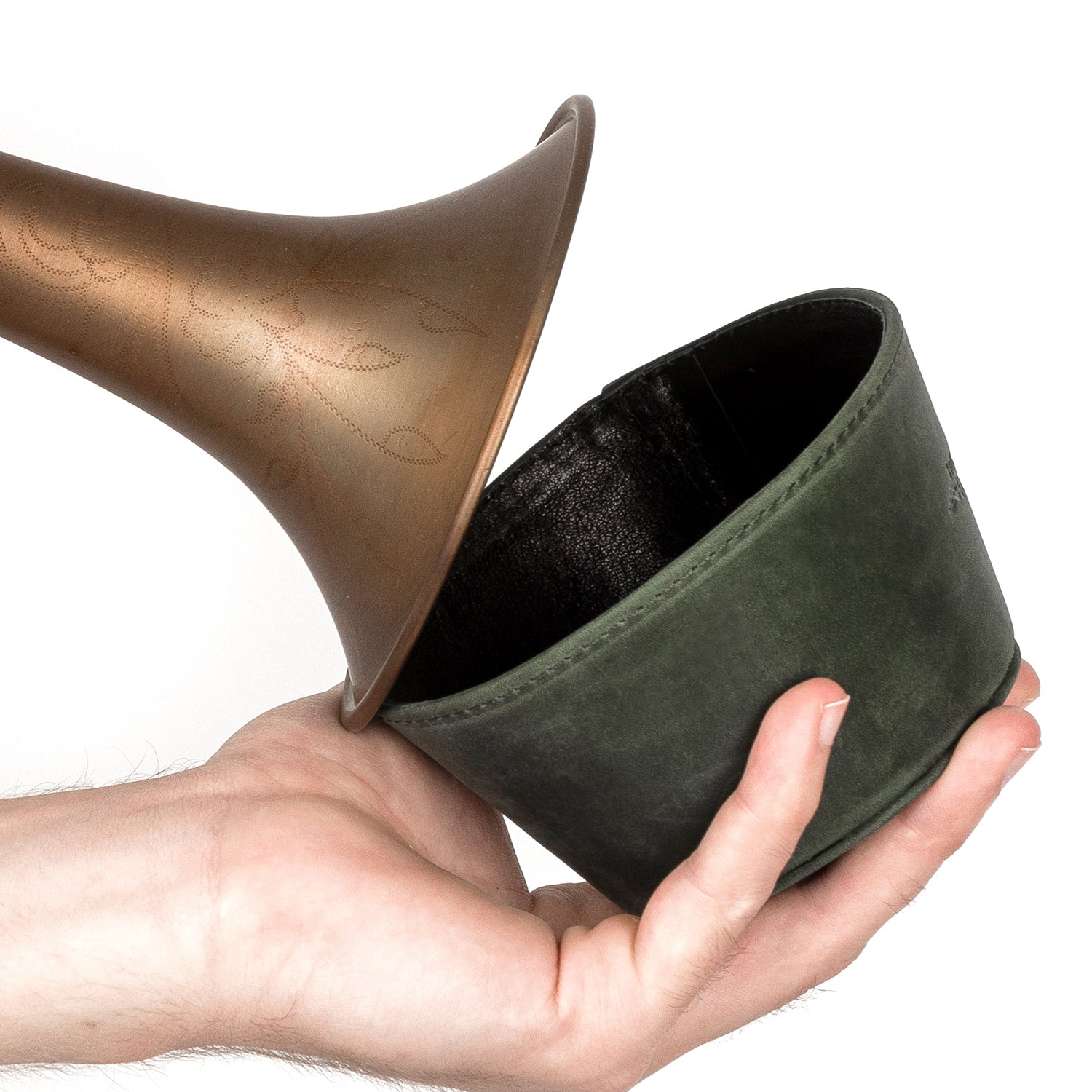 Trumpet Plunger Mute | Crazy Horse Leather