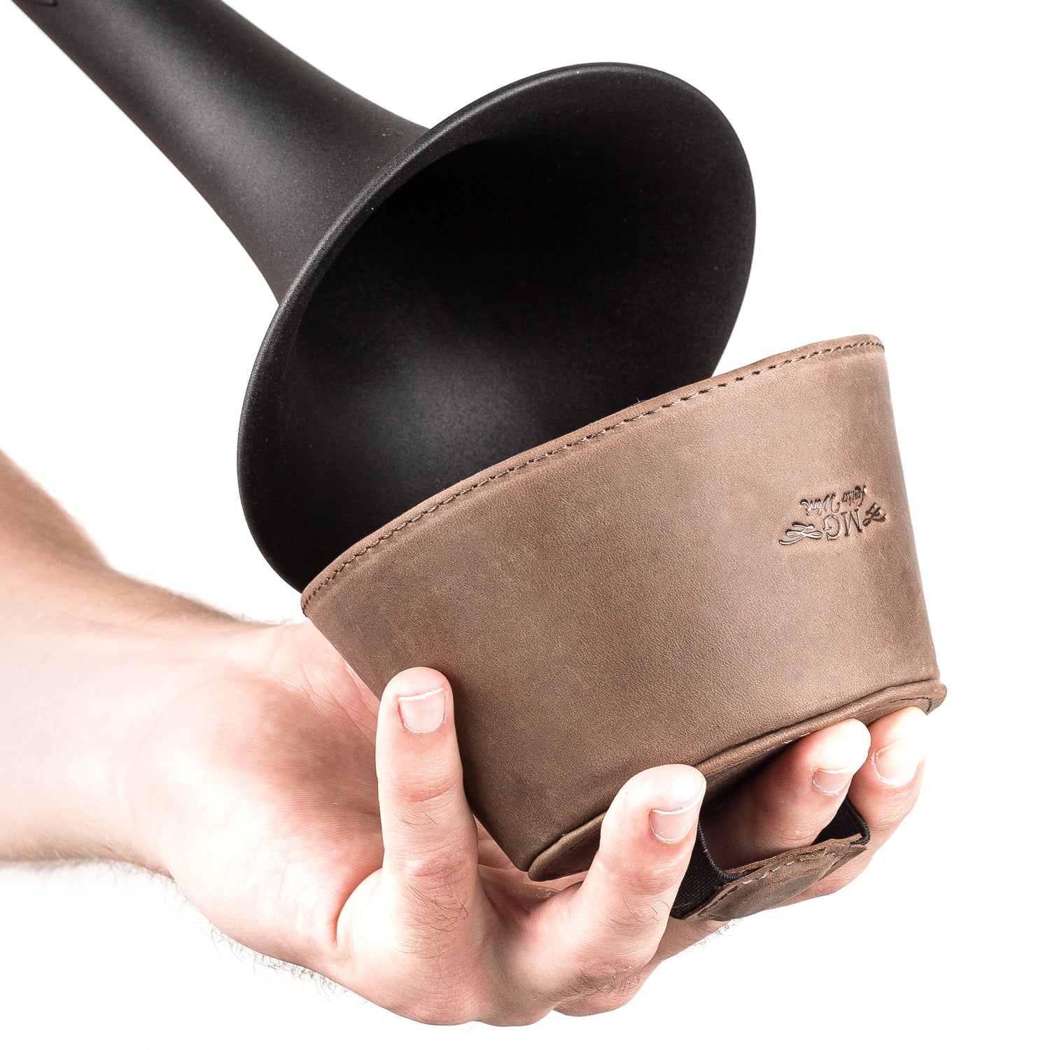 Trumpet Plunger Mute | Crazy Horse Leather