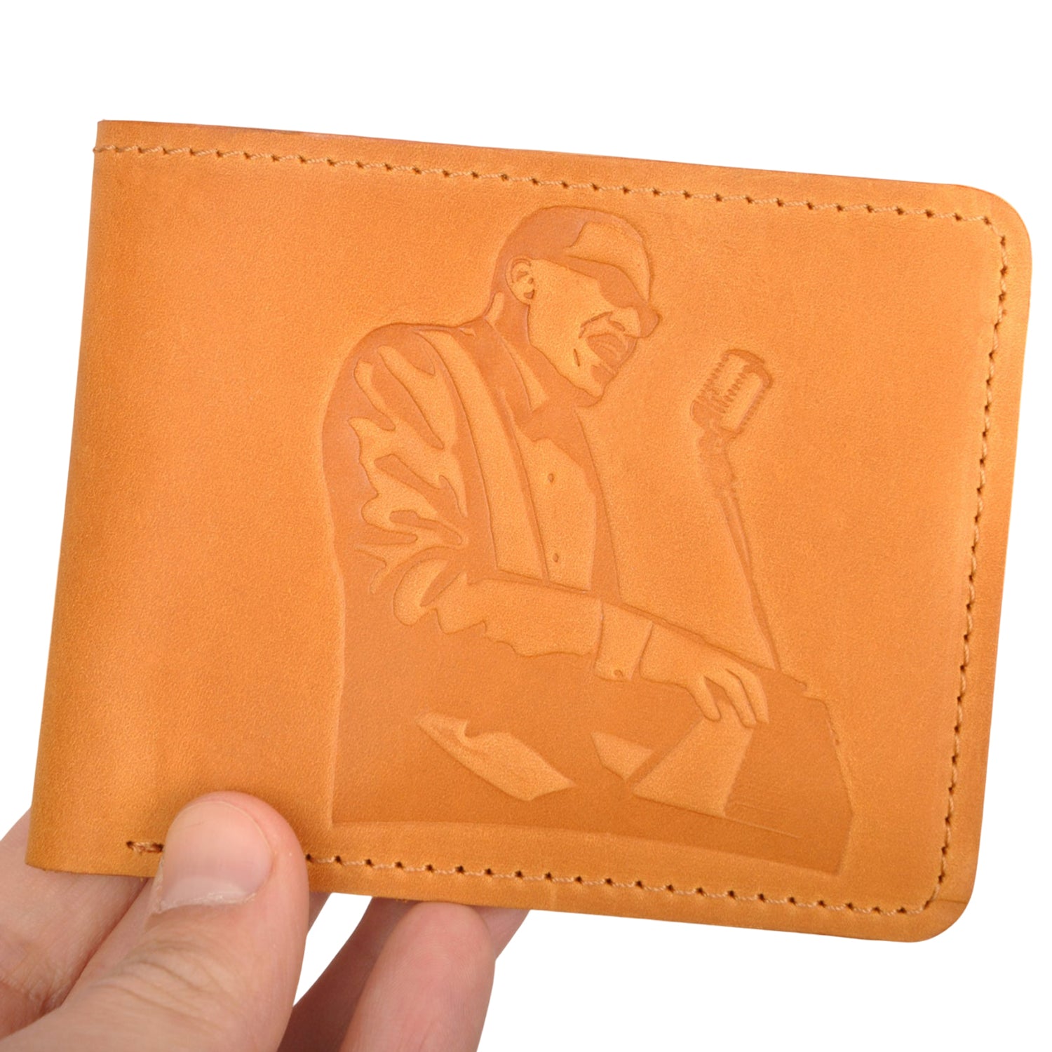 Wallet with Ray Print | Genuine Leather
