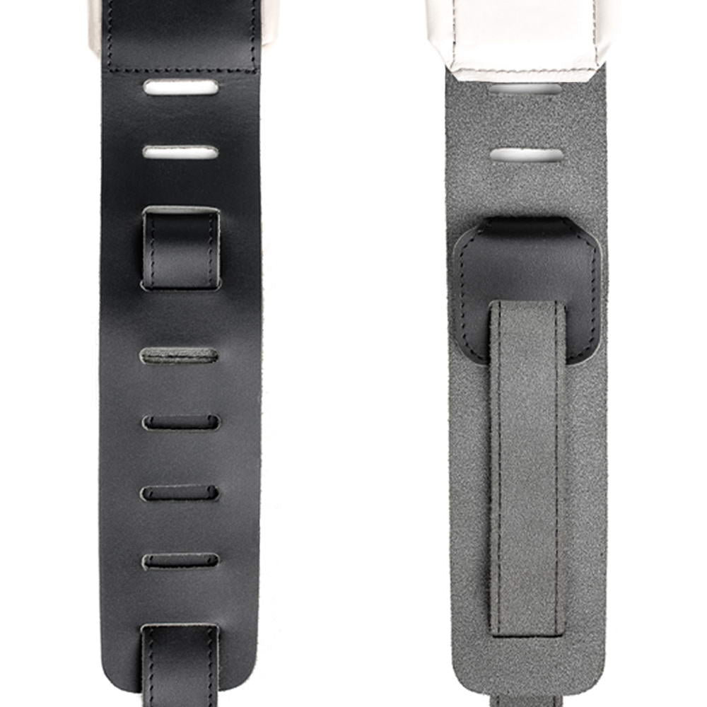Padded Two-tone Guitar Strap | Genuine Leather