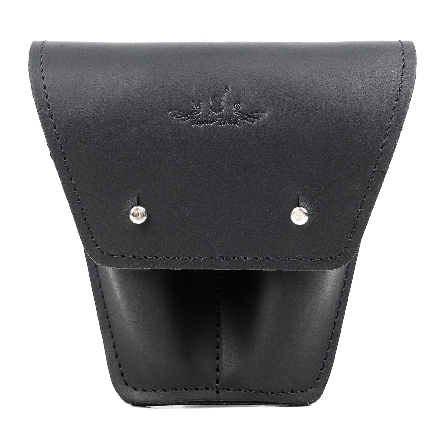 Double Trombone/Euphonium Mouthpiece Pouch | Crazy Horse Leather
