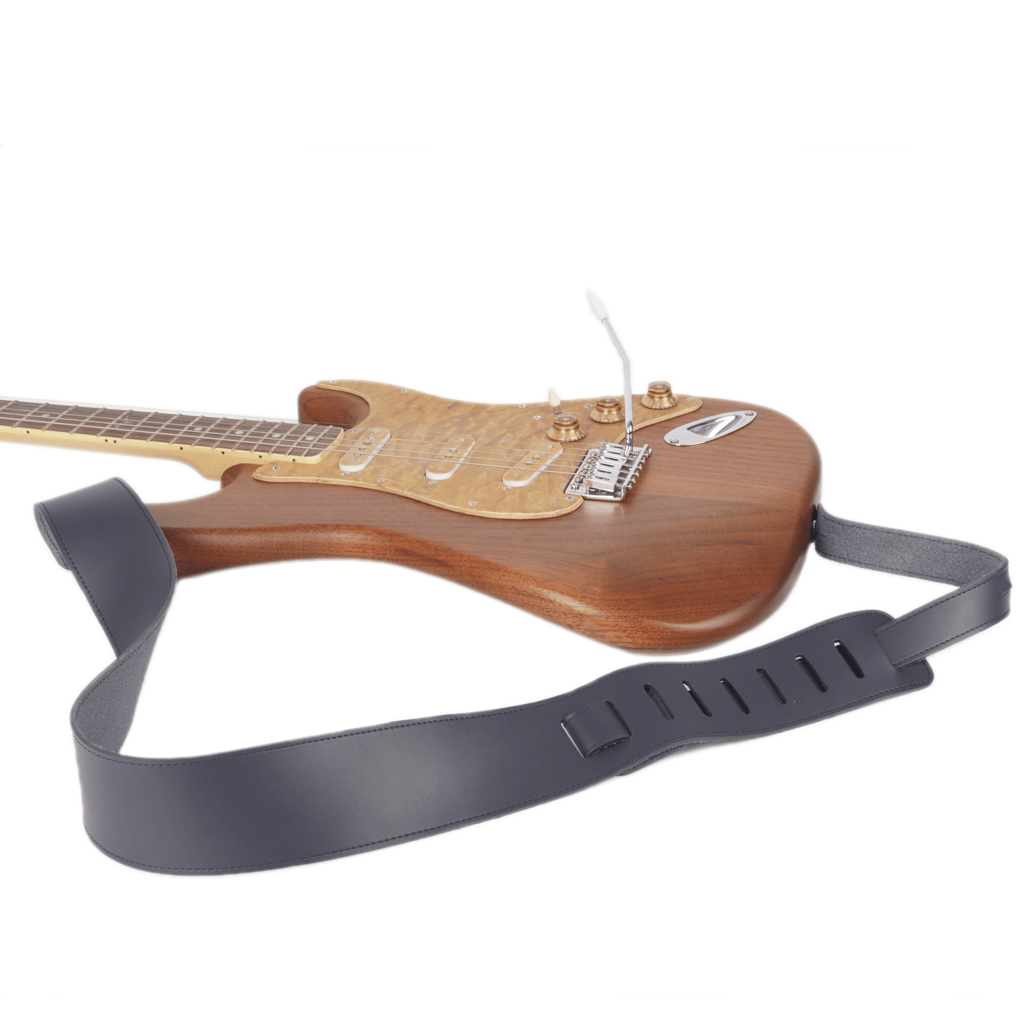 Set 2 in 1 Classic Guitar Strap and Guitar Pick Holder