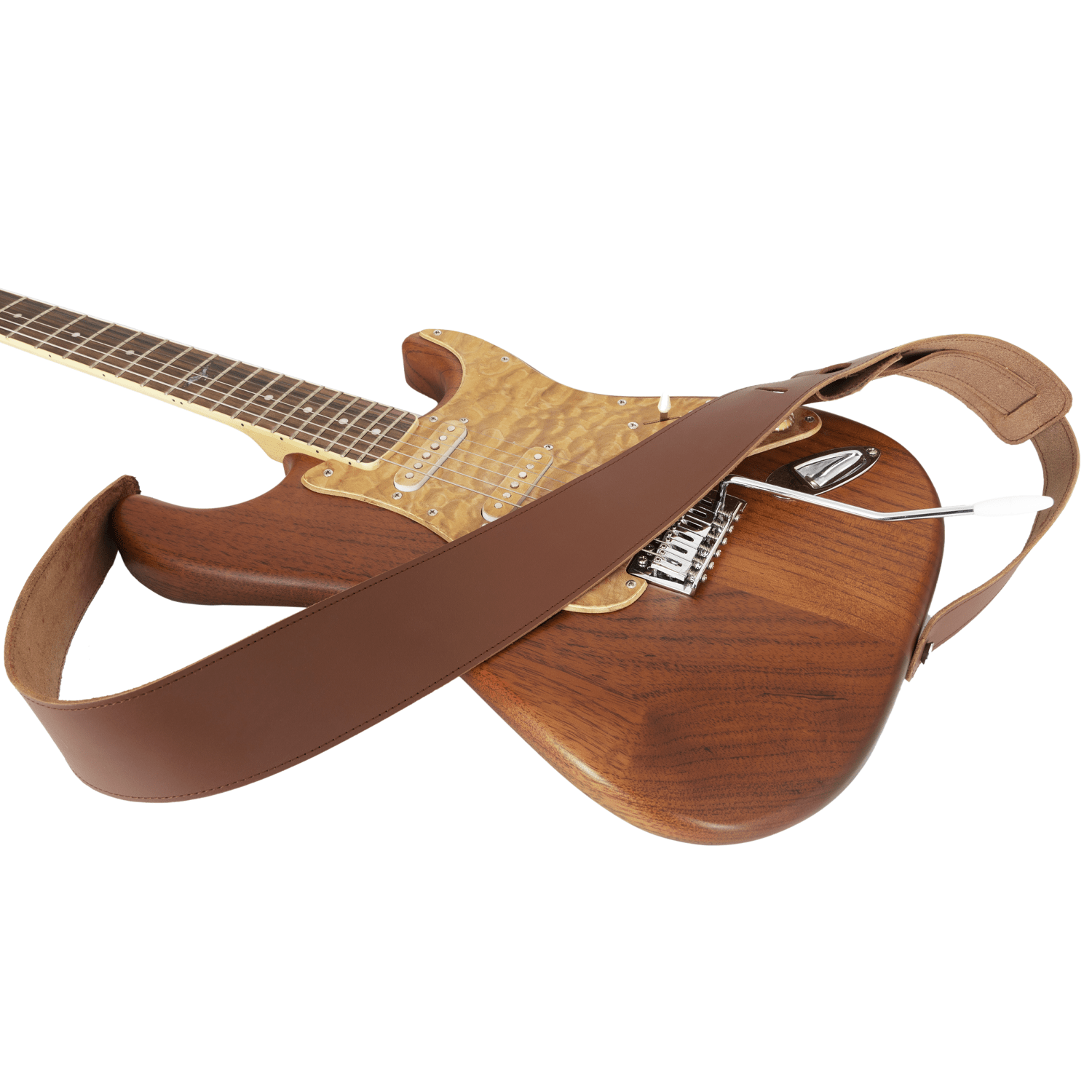 Set 2 in 1 Classic Guitar Strap and Guitar Pick Holder