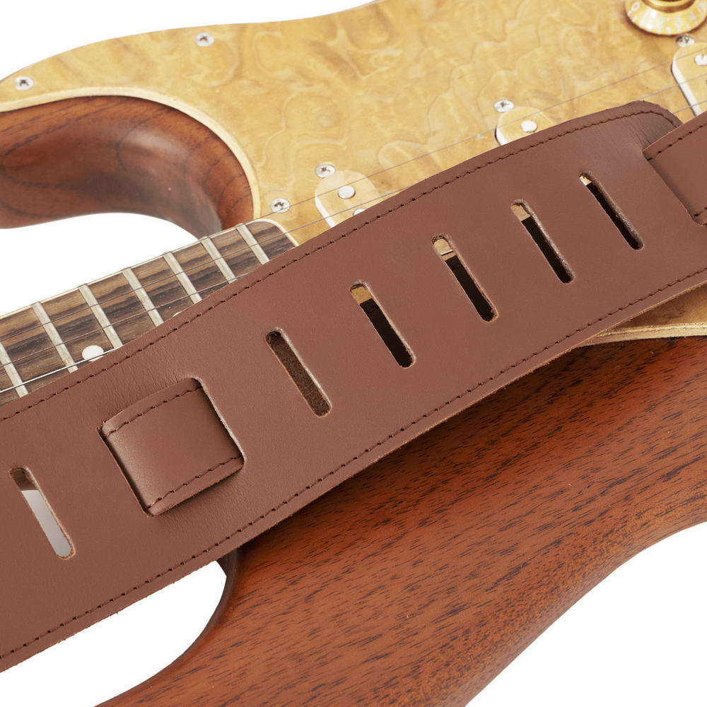 Set 2 in 1 Classic Guitar Strap and Guitar Pick Holder