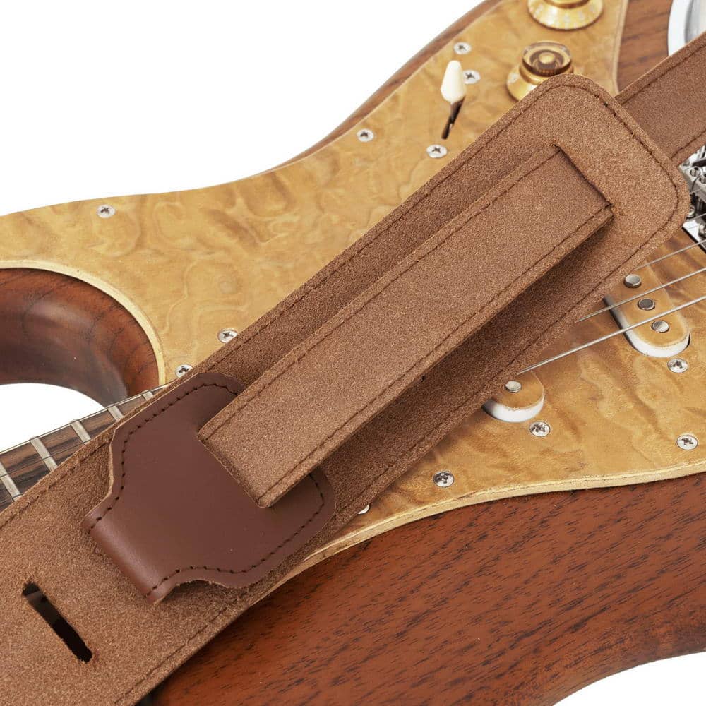 Set 2 in 1 Classic Guitar Strap and Guitar Pick Holder