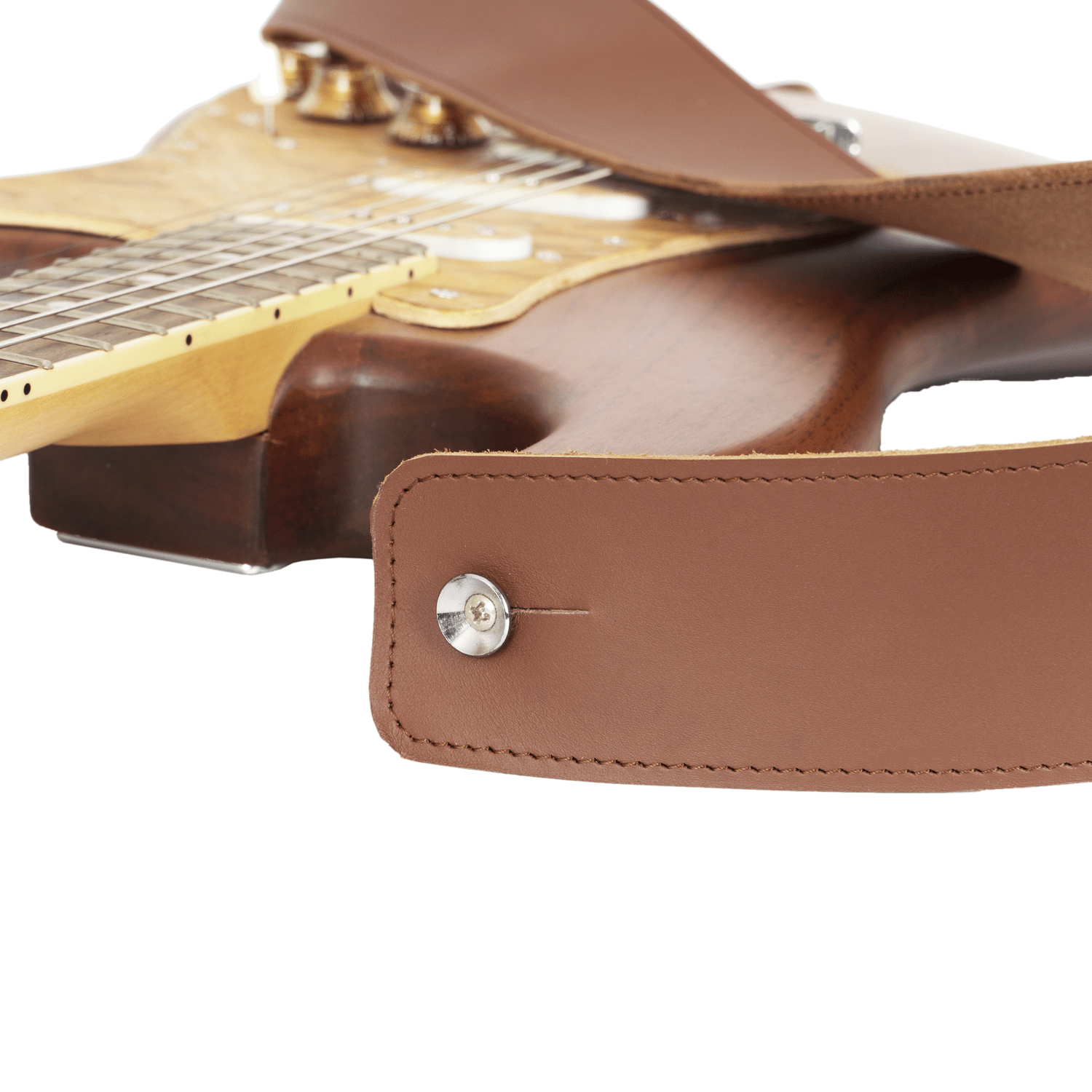 Set 2 in 1 Classic Guitar Strap and Guitar Pick Holder