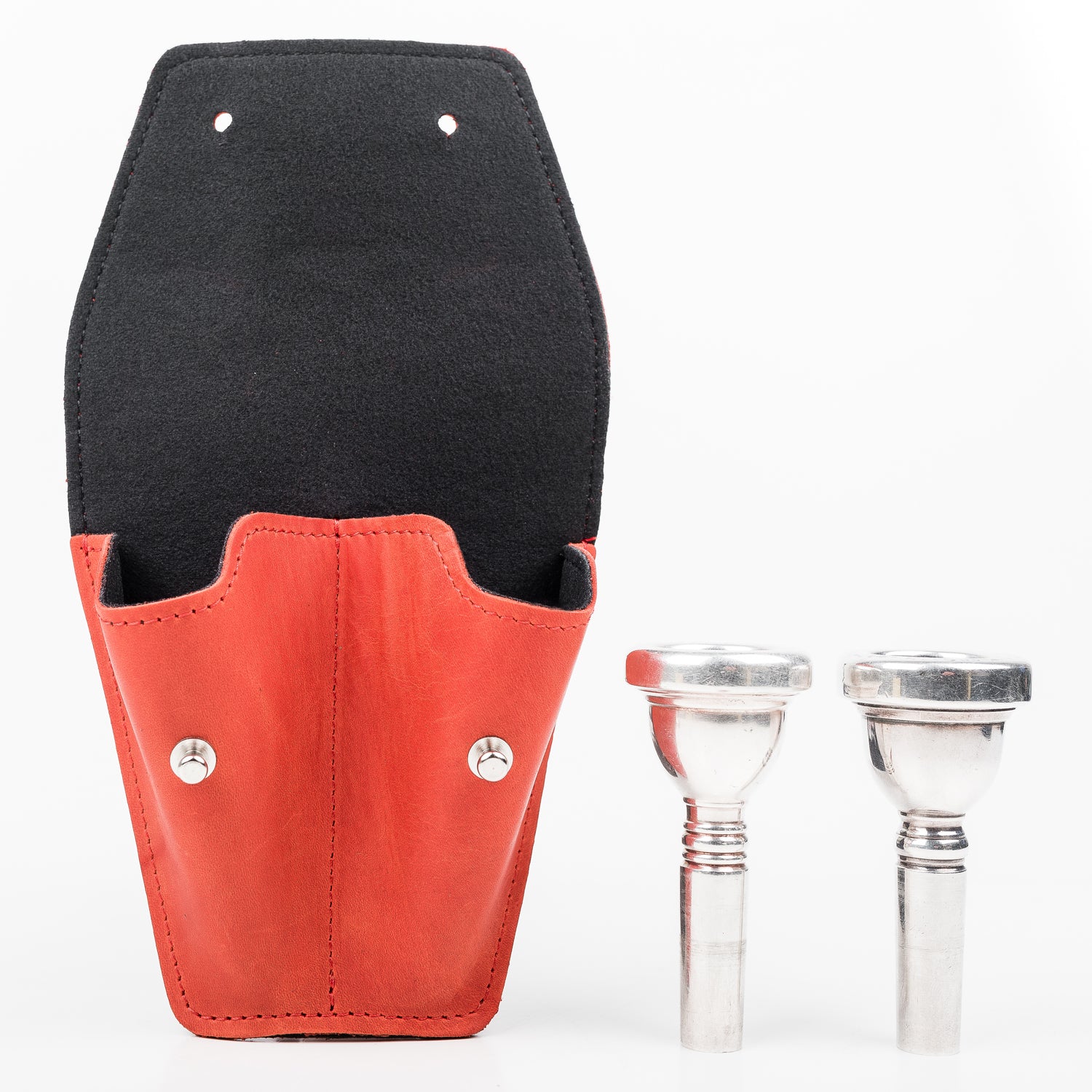 Double Trombone/Euphonium Mouthpiece Pouch | Crazy Horse Leather