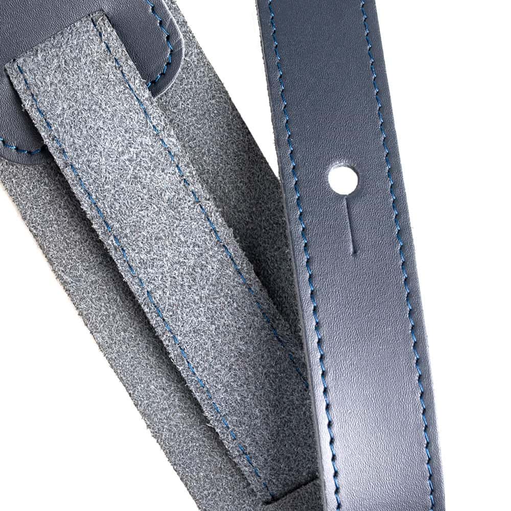 Padded Two-tone Guitar Strap | Genuine Leather