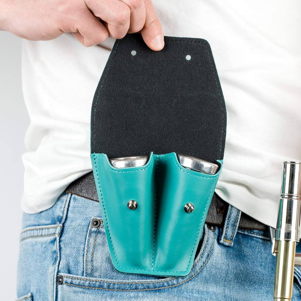Double Trombone/Euphonium Mouthpiece Pouch | Crazy Horse Leather