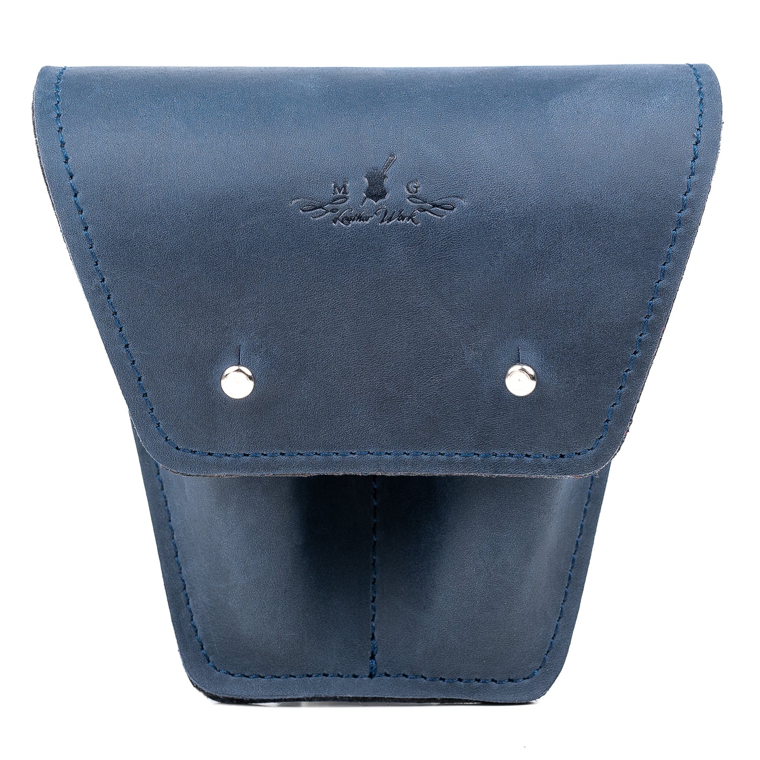 Double Trombone/Euphonium Mouthpiece Pouch | Crazy Horse Leather