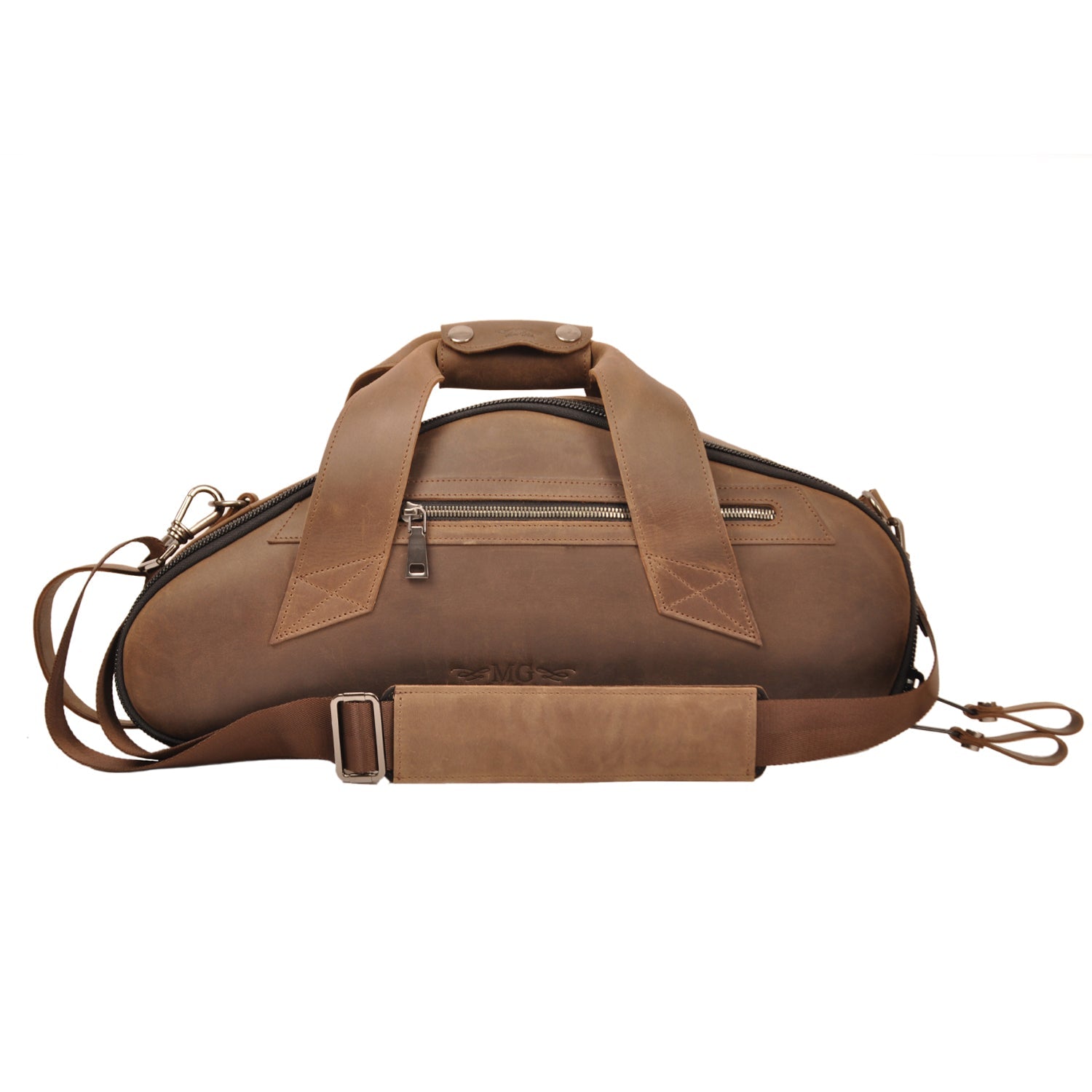 Curved Soprano Saxophone Gig Bag Crazy Horse Leather